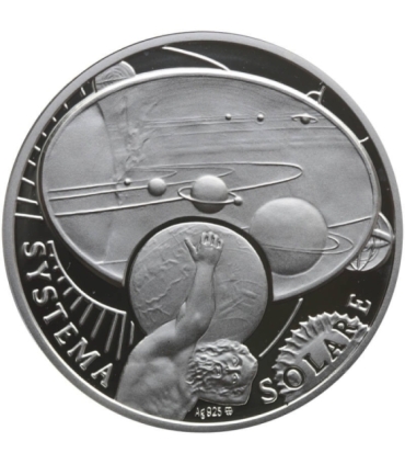 Systema Solare, kometa Halleya, srebro Ag 14,14g, certyfikat