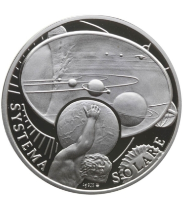 Systema Solare, Ziemia (Terra), srebro Ag 14,14g