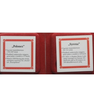 Zestaw 2 medali PKN Orlen, Syrena + Polonez, etui