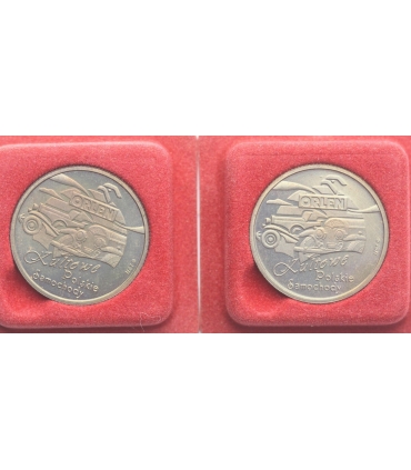 Zestaw 2 medali PKN Orlen, Syrena + Polonez, etui