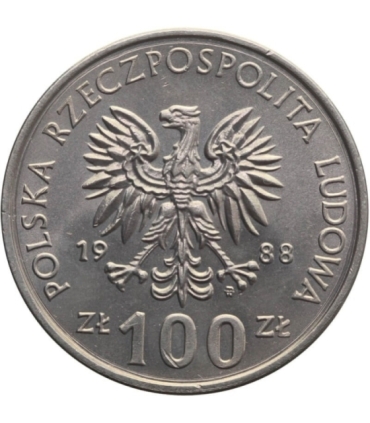 100 zł Jadwiga, 1988, stan 2-/3+