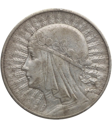 10 złotych Głowa kobiety 1932, stan 3