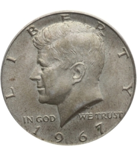 USA 1/2 dolara half dollar Kennedy 1967, stan 2-