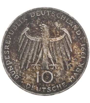 Niemcy 10 marek, 1991 200 rocznica - Brama Brandenburska