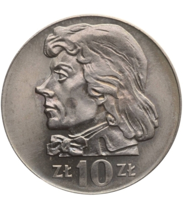 10 zł Kościuszko, 1970, 1-, Destrukt ???