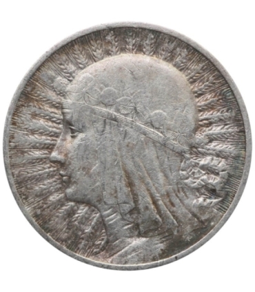 2 złote głowa kobiety 1932, stan 3+