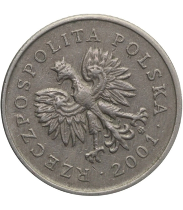 Destrukt, 20 groszy 2001, skrętka w lewo 35 stopni, st. 3