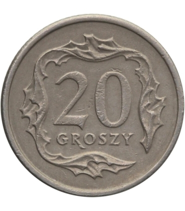 Destrukt, 20 groszy 2001, skrętka w prawo 25 stopni, st. 3