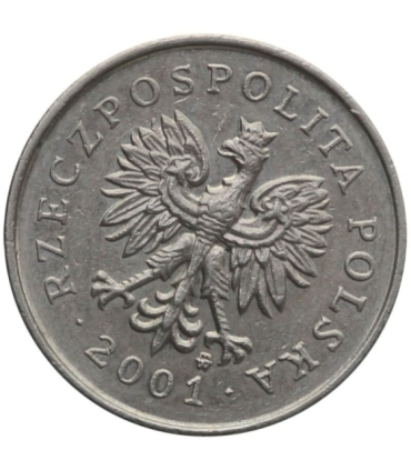 Destrukt, 20 groszy 2001, skrętka w prawo 25 stopni, st. 3