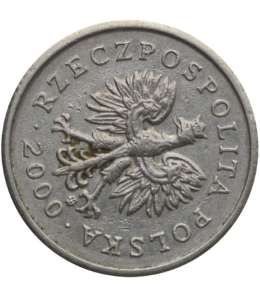 Destrukt, 20 groszy 2000, skrętka w prawo 80 stopni, st. 3