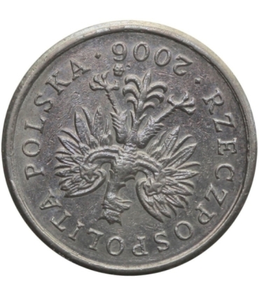 Destrukt, 10 groszy 2006, prawie odwrotka, skrętka w lewo około 170 stopni, st. 3