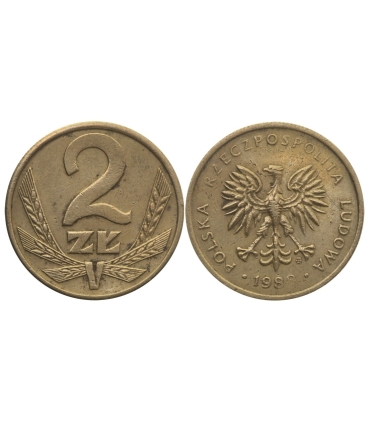 Destrukt, 2 zł 1988, niedobita