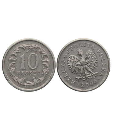 Destrukt, 10 groszy 2000, skrętka w lewo 15 stopni, st. 3