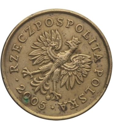 Destrukt, 5 groszy 2005, skrętka w prawo ~40 stopni, st. 2