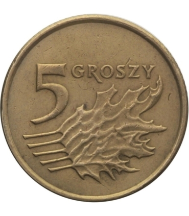 Destrukt, 5 groszy 2005, skrętka w prawo ~40 stopni, st. 2