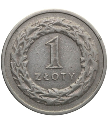 Destrukt, 1 złoty 1995, skrętka w prawo ~15 stopni, st. 3