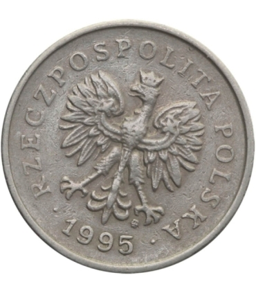 Destrukt, 1 złoty 1995, skrętka w prawo ~15 stopni, st. 3
