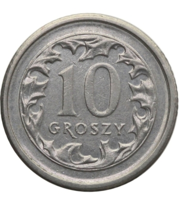 Destrukt, 10 groszy 2010, skrętka w lewo 160 stopni, prawie odwrotka, st. 3+