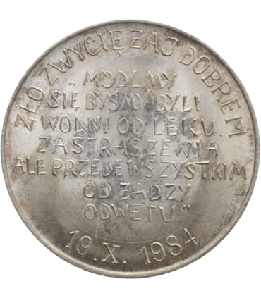 Medal Ks. Jerzy Popiełuszko, 1984