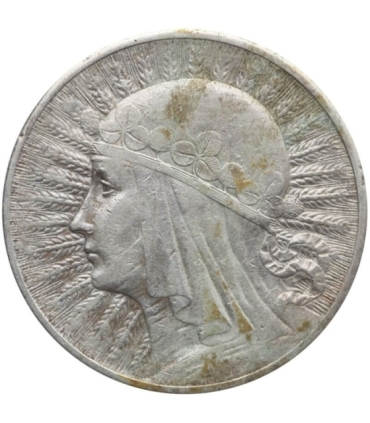 10 złotych Głowa kobiety 1932, stan 3