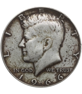 USA 1/2 dolara half dollar Kennedy, stan 3, 1966