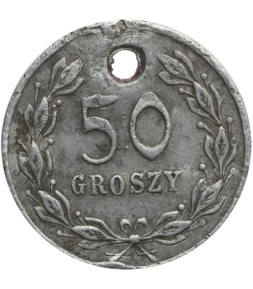 II RP, marka kredytowa 1 zł, 80 pułk piechoty Słonim, pieniądz zastępczy wojskowy