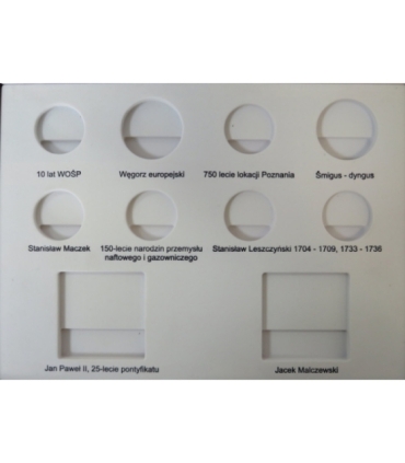 Kaseta do przechowywania monet srebrnych z roku 2003, UŻYWANA