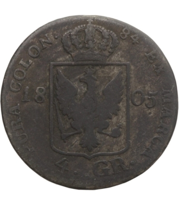 Prusy, Fryderyk Wilhelm III, 4 grosze 1817, stan 4