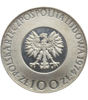 100 zł, Mikołaj Kopernik, 1974, brak kapsla