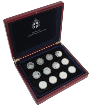 12 medali Jan Paweł II - Człowiek, który zmienił świat, srebro + kaseta