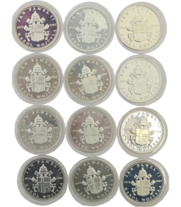 12 medali Jan Paweł II - Człowiek, który zmienił świat, srebro + kaseta