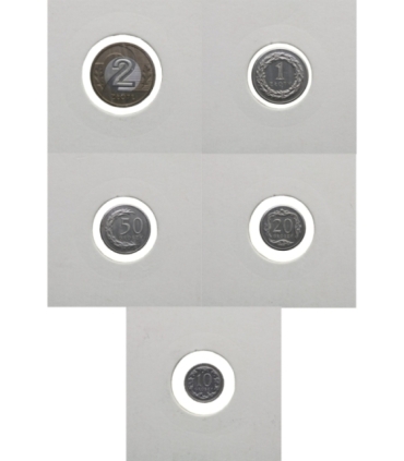 Miniatury Polskich Monet Powszechnego Obiegu 2008