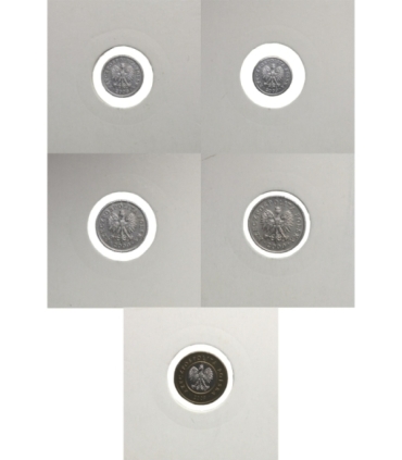 Miniatury Polskich Monet Powszechnego Obiegu 2008