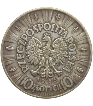 10 zł Piłsudski 1935, stan 3
