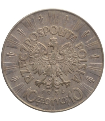 10 zł Józef Piłsudski 1936, stan 3