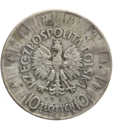10 zł Piłsudski 1935, stan 3-