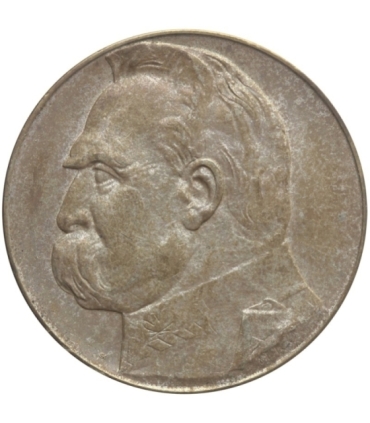 10 zł Józef Piłsudski 1936, stan 3/3+