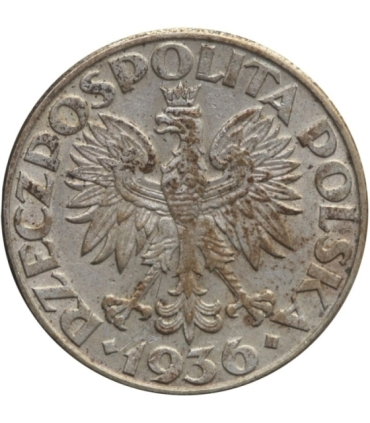 2 zł Żaglowiec 1936, stan 3