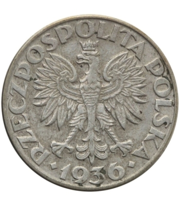 2 zł Żaglowiec 1936, stan 2