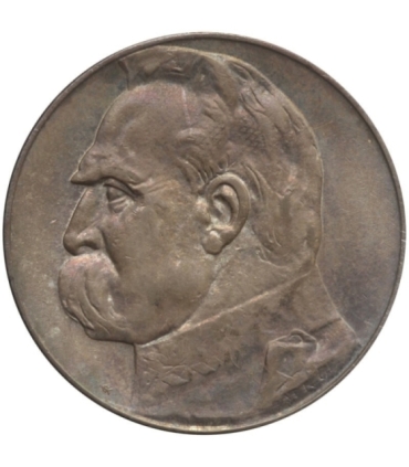 5 złotych Piłsudski 1938, rzadka, stan 3