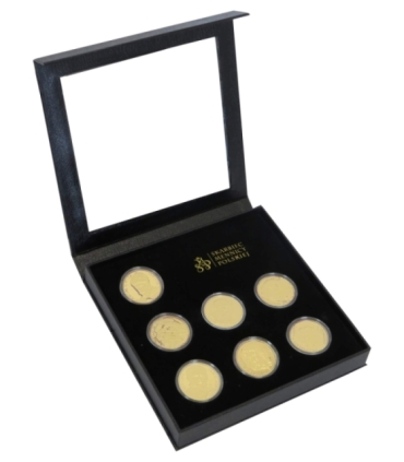 Kolekcja Królowie Elekcyjni - 7 szt. + etui, srebro Ag925, 7 x 14,14g