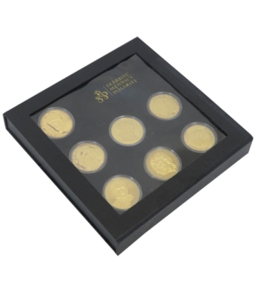 Kolekcja Królowie Elekcyjni - 7 szt. + etui, srebro Ag925, 7 x 14,14g