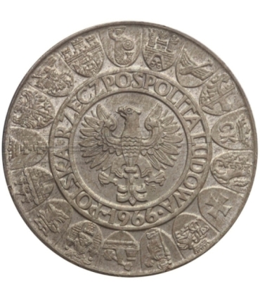 100 zł Mieszko i Dąbrówka 1966, stan 2+