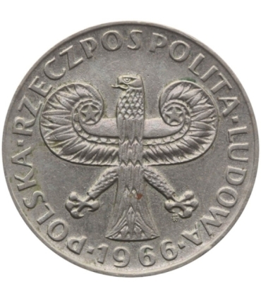 10 złotych Mała kolumna, 1966, stan 1-/2+
