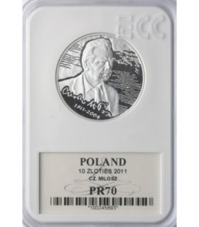 10 zł, Czesław Miłosz, 2011. GCN PR70