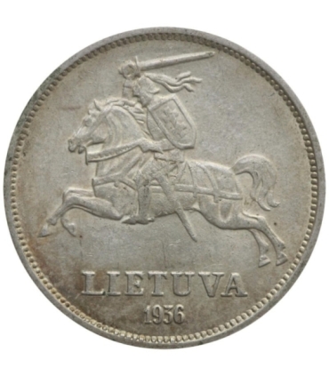 Litwa, 5 litów 1936, stan 2/2-