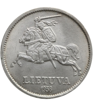 Litwa - Książę Witold - 10 Litów 1936 - stan 2, PIĘKNA