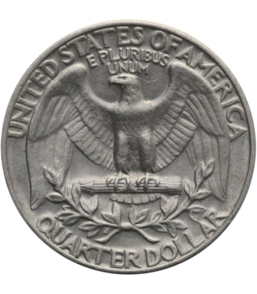 USA ¼ dolara, 1965 Ćwierćdolarówka Waszyngtona, 25 centów