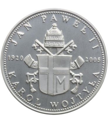 Medal, Jan Paweł II, II pielgrzymka do Polski, srebro