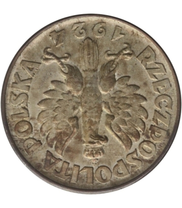 2 złote  żniwiarka 1924 Filadelfia - ODWROTKA, stan 3